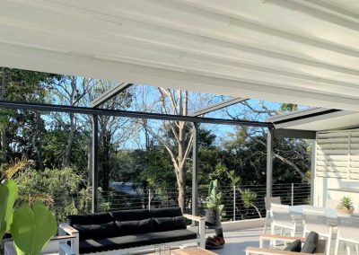 Image of a Shade Design installed roof system